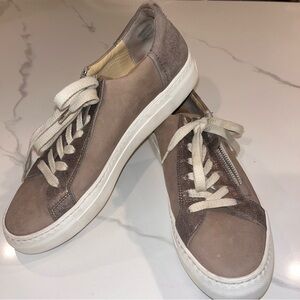 Paul Green Toby Nubuck Leather Sneaker Shoes women size 9.5